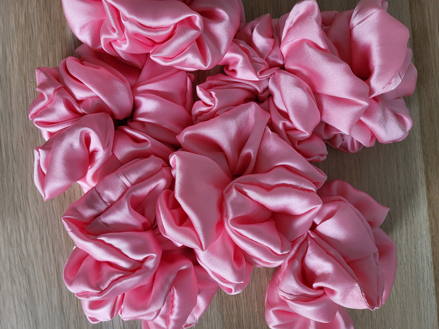 Chouchou satin rose